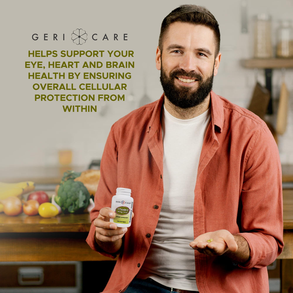 Vitamin E nutrition facts panel