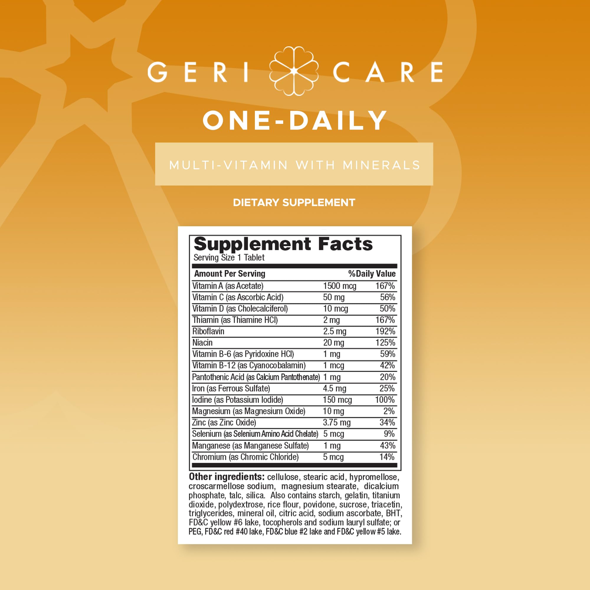 Illustration showing daily energy and nutrition support