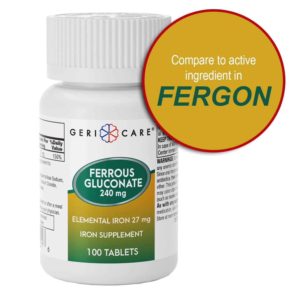 Concept image depicting iron’s role in energy and cognition