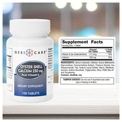 Gericare 100-count bottle with packaging