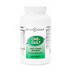 GeriCare One-Daily Multi-Vitamin with Iron bottle front