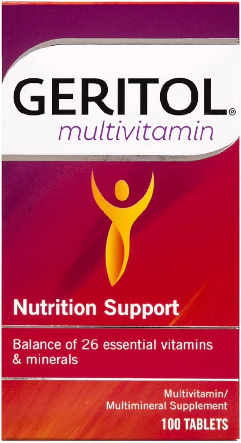 Geritol Complete Tablets bottle label – 100-count