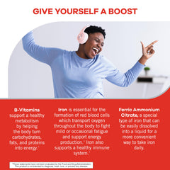 Geritol packaging showing 12 oz bottle and 3-pack