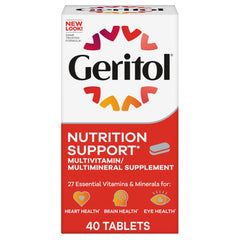 Geritol Multivitamin bottle with 40 tablets