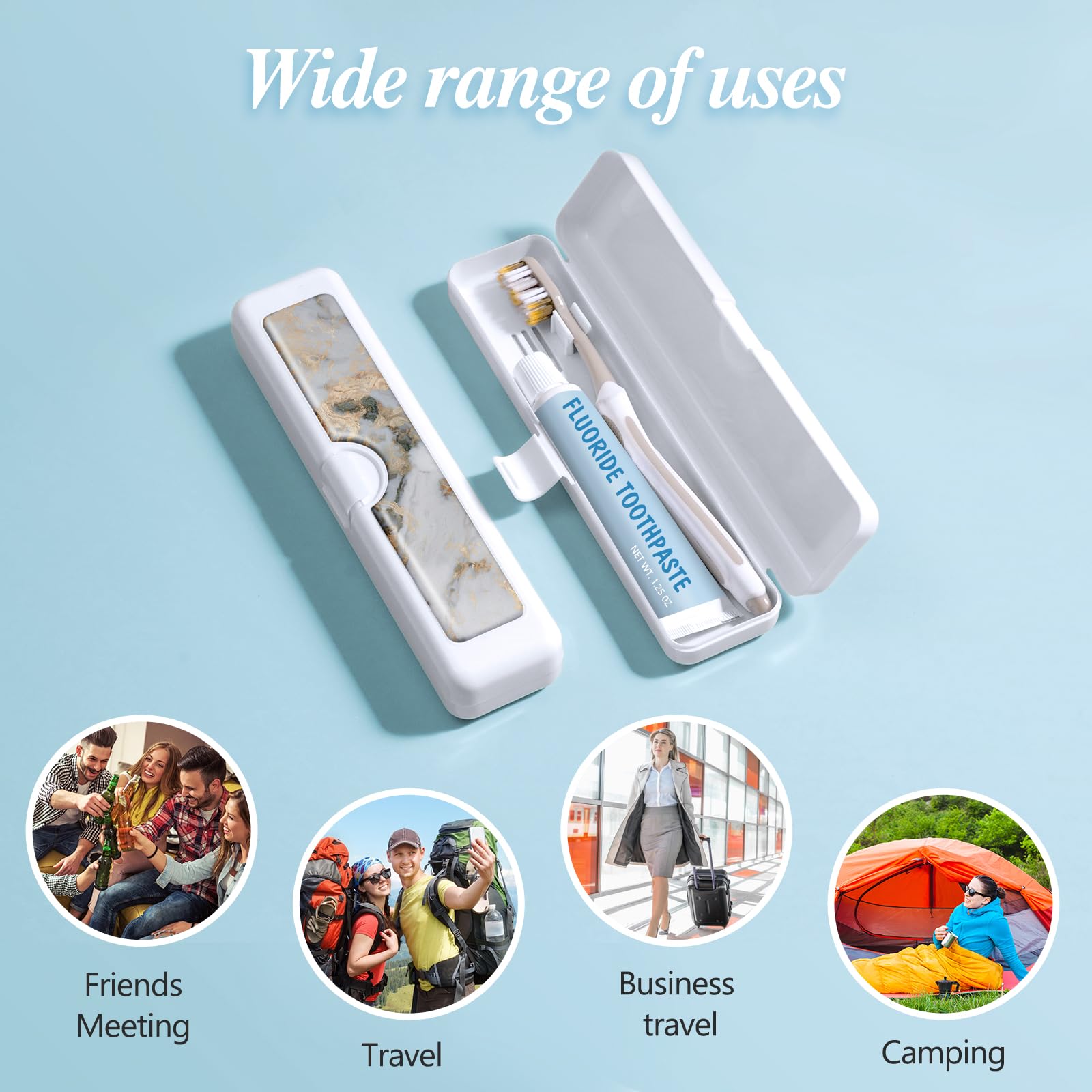 Gift-ready Gerkia toothbrush travel case for holidays