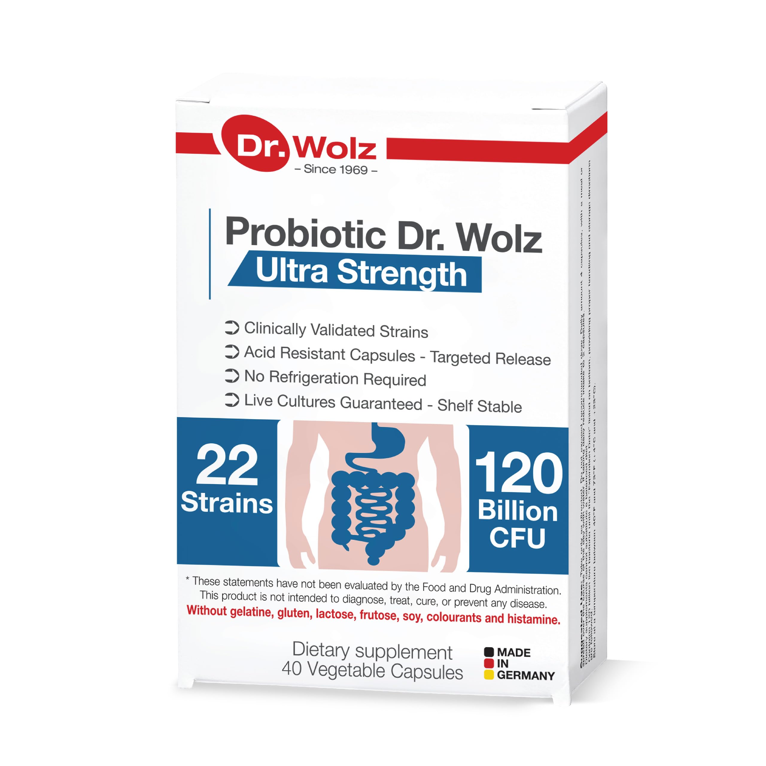 Hero image of German Premium Daily Probiotics with 120B CFU and 22 strains