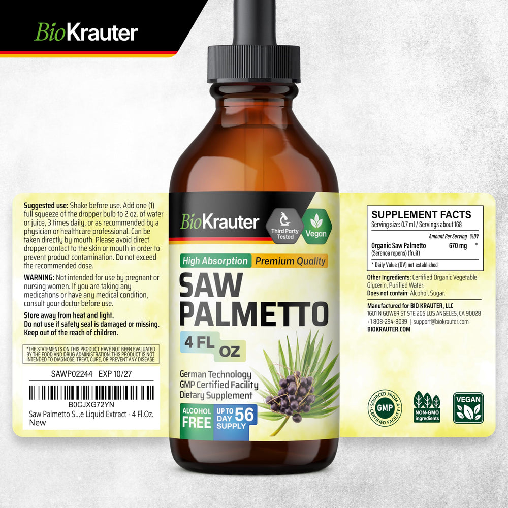 German technology process used to craft saw palmetto