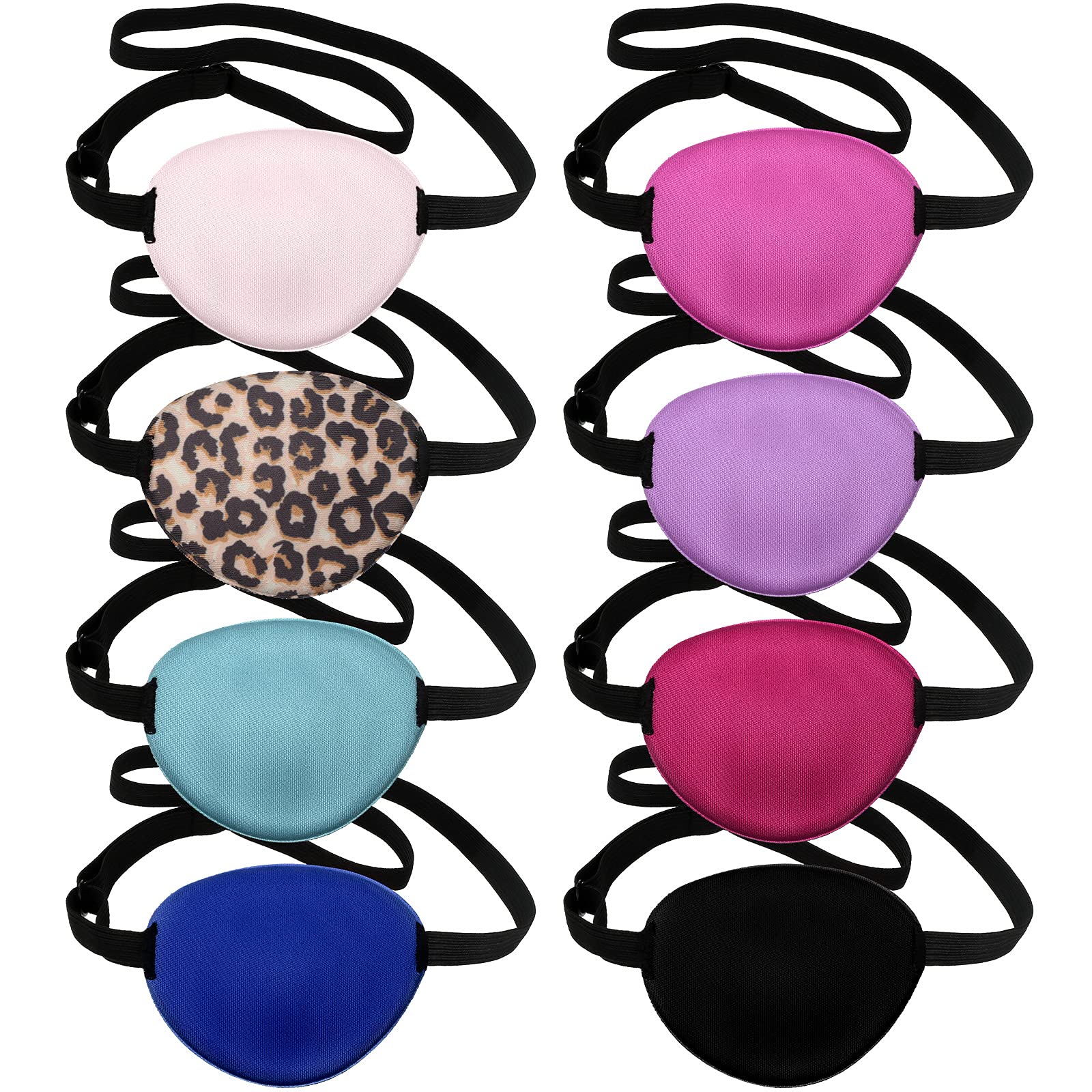 Geyoga 16-piece medical eye patches set in assorted colors