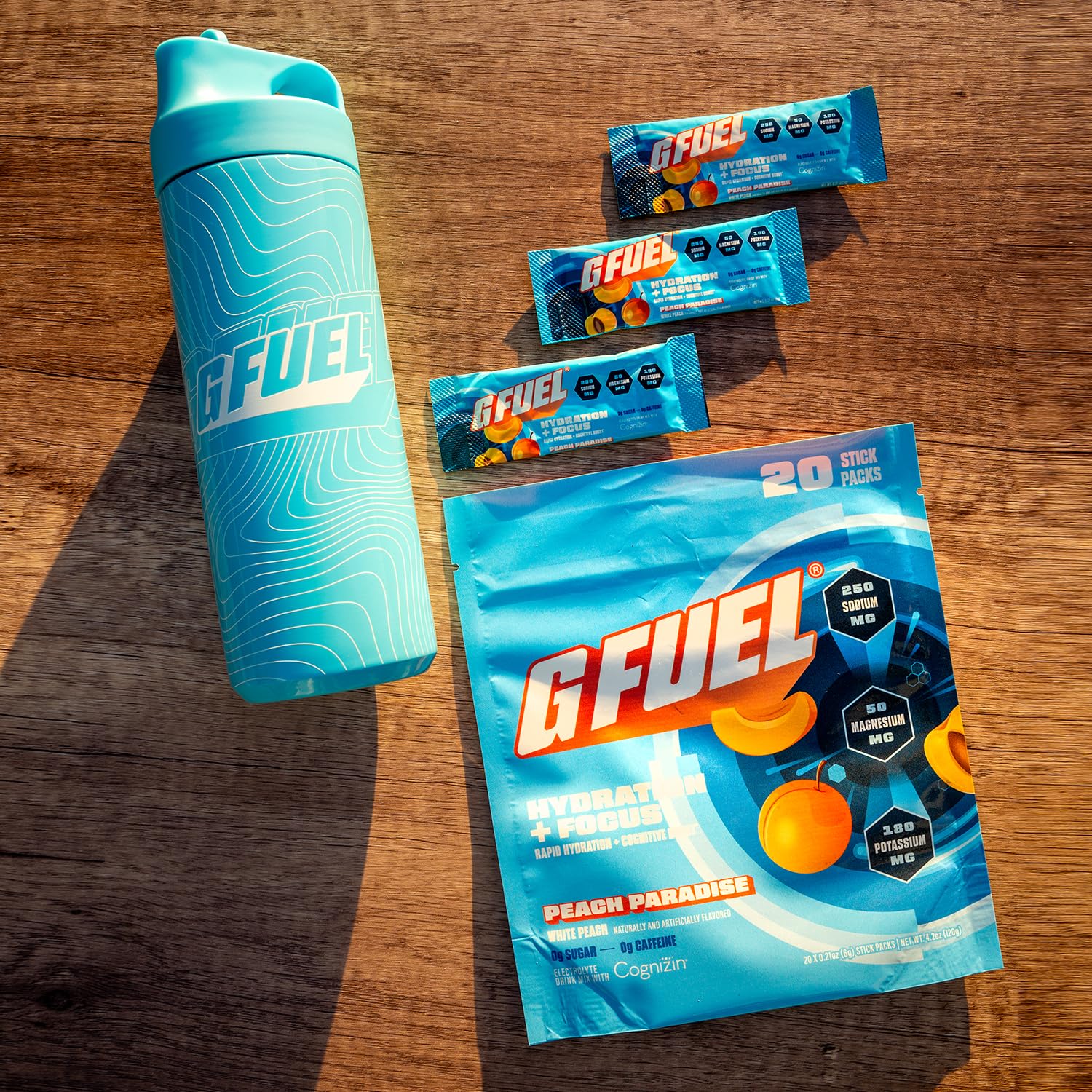 G Fuel Electrolytes 50mg magnesium supports nerve and muscle function.