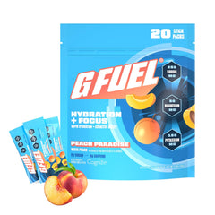 G Fuel Electrolytes Peach tub ready for instant hydration and focus.
