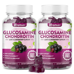 Bottle of UPNEUTRI Glucosamine Chondroitin Gummies