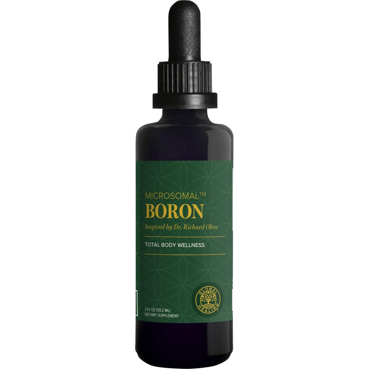Global Healing Center boron supplement bottle for bone health