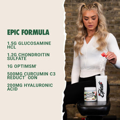 GHOST Joint label shows transparent dosing for reliable ingredient intake.