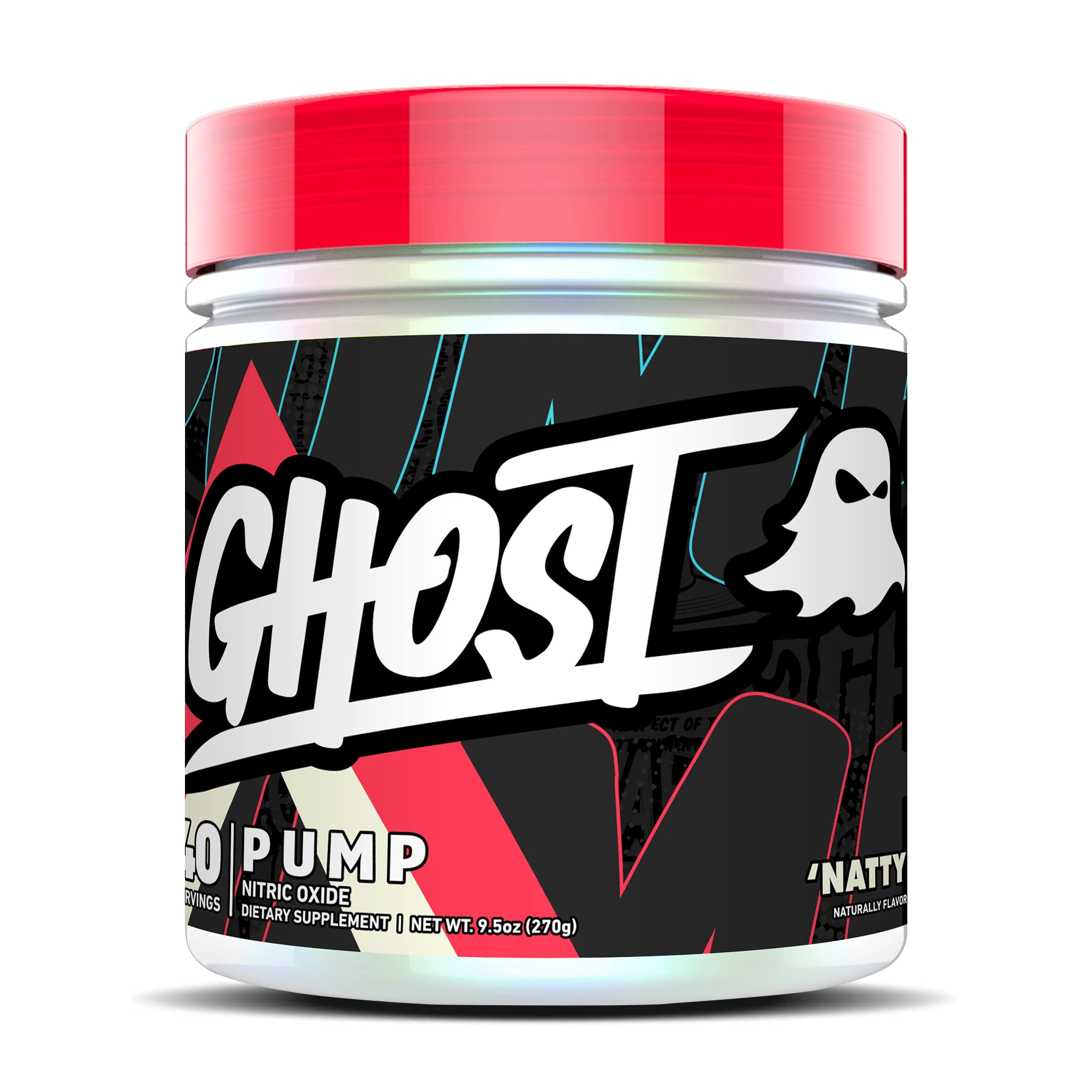 GHOST Pump Natty 40 Servings container front view