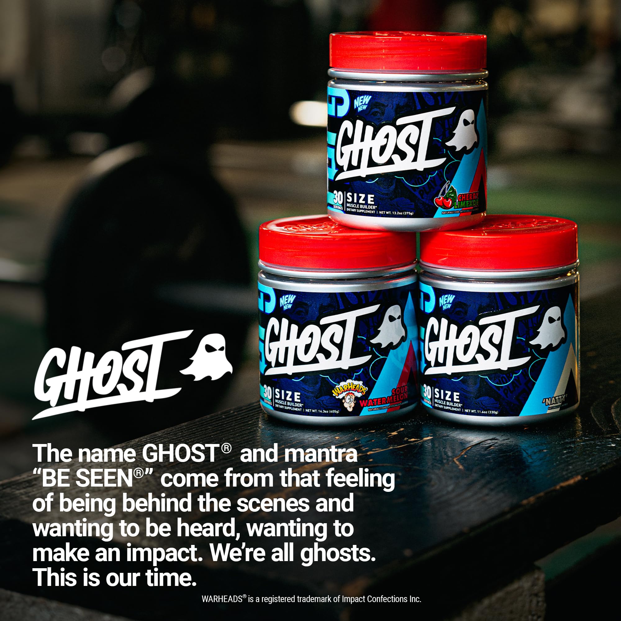 Athlete using GHOST Size V3 for muscle growth