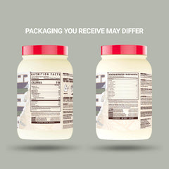 Scooper of Banana Pancake Batter vegan protein powder