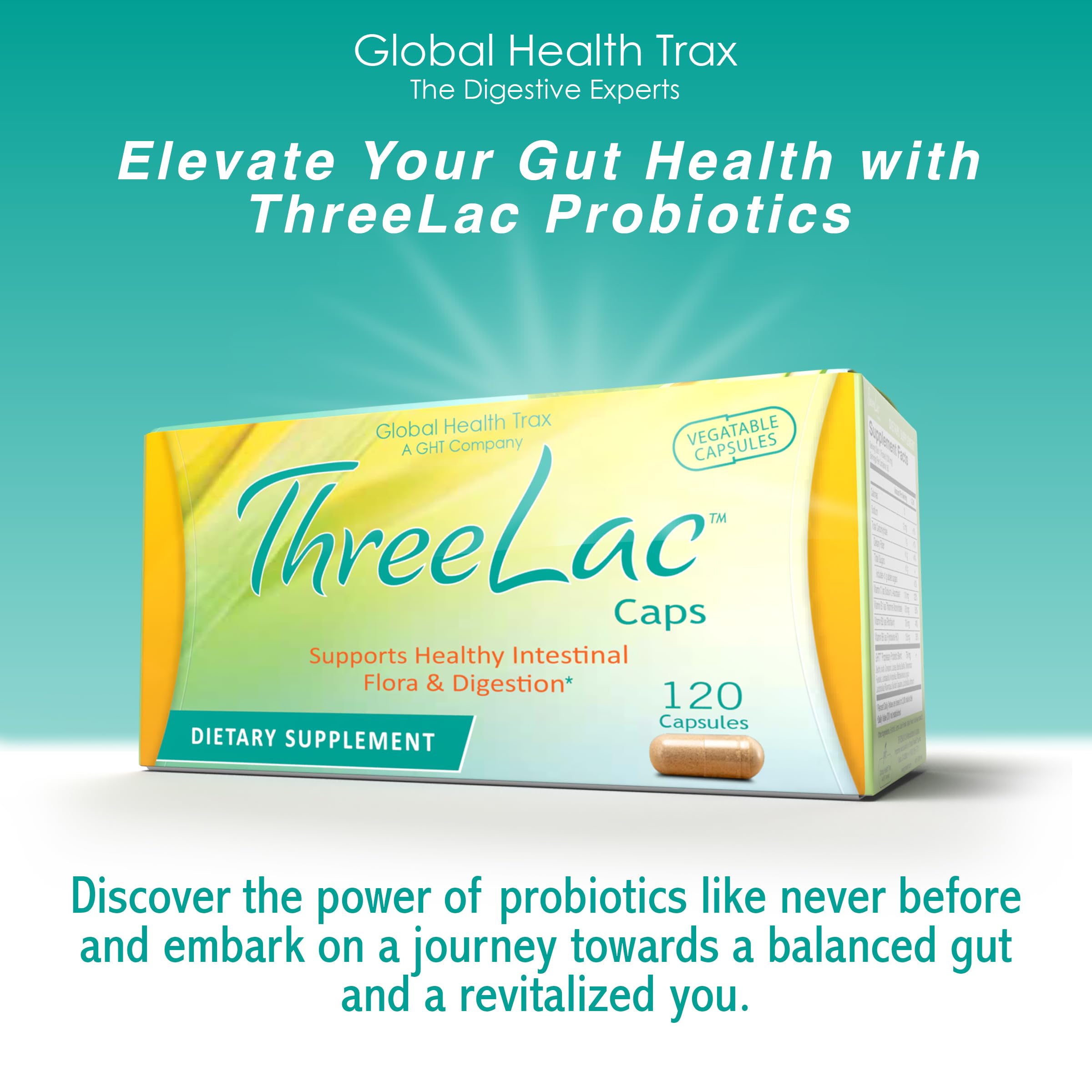All-ages use of ThreeLac Probiotic Capsules for adults and kids