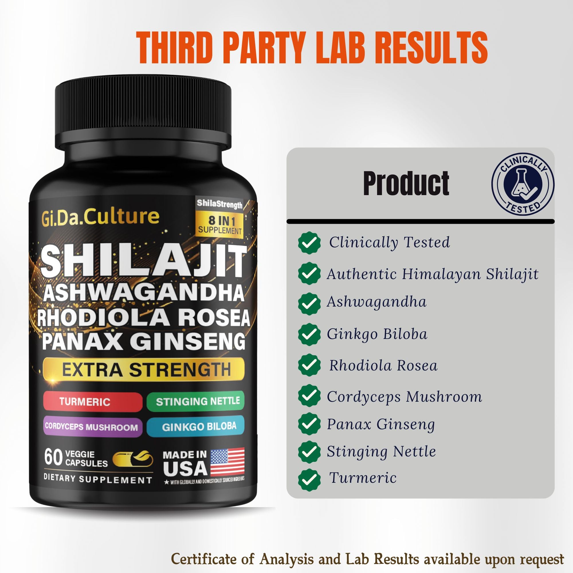 Close-up of Shilajit capsules in a dish