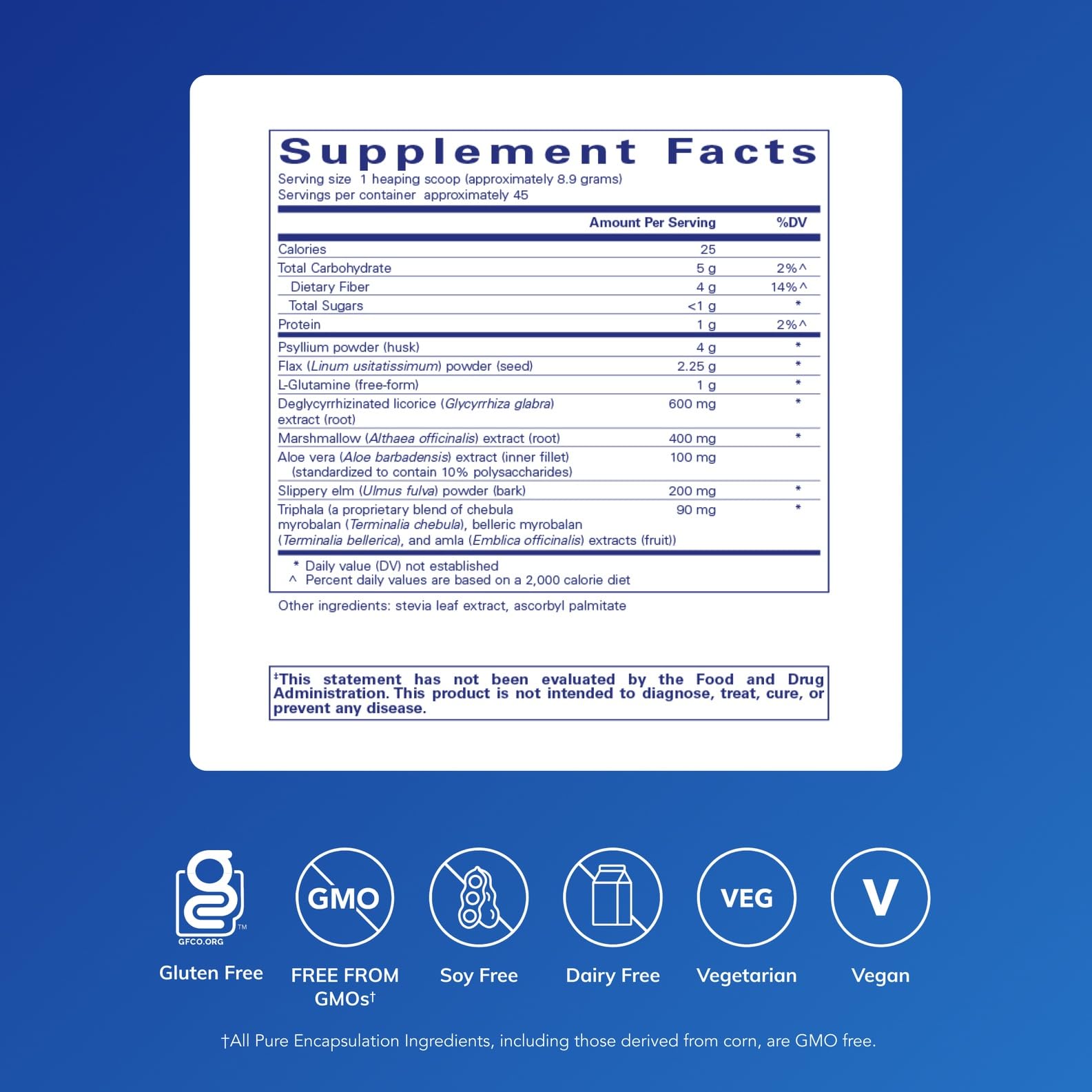 Bottle of Pure Encapsulations G.I. Fortify
