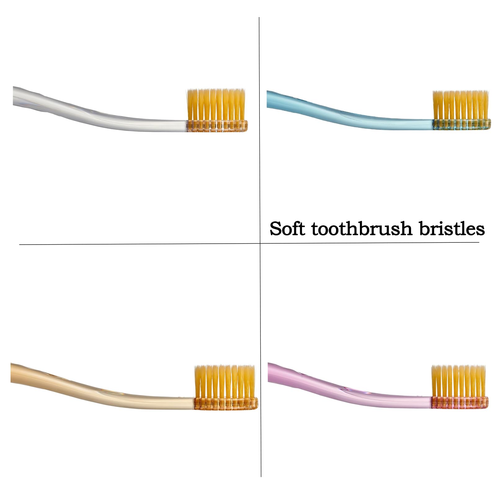 Close-up of ultra-fine bristles less than 0.03mm for gentle cleaning