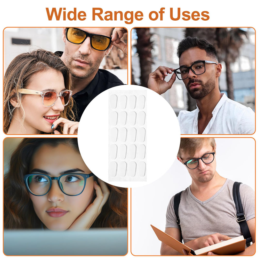 White silicone nose pads 30 pairs