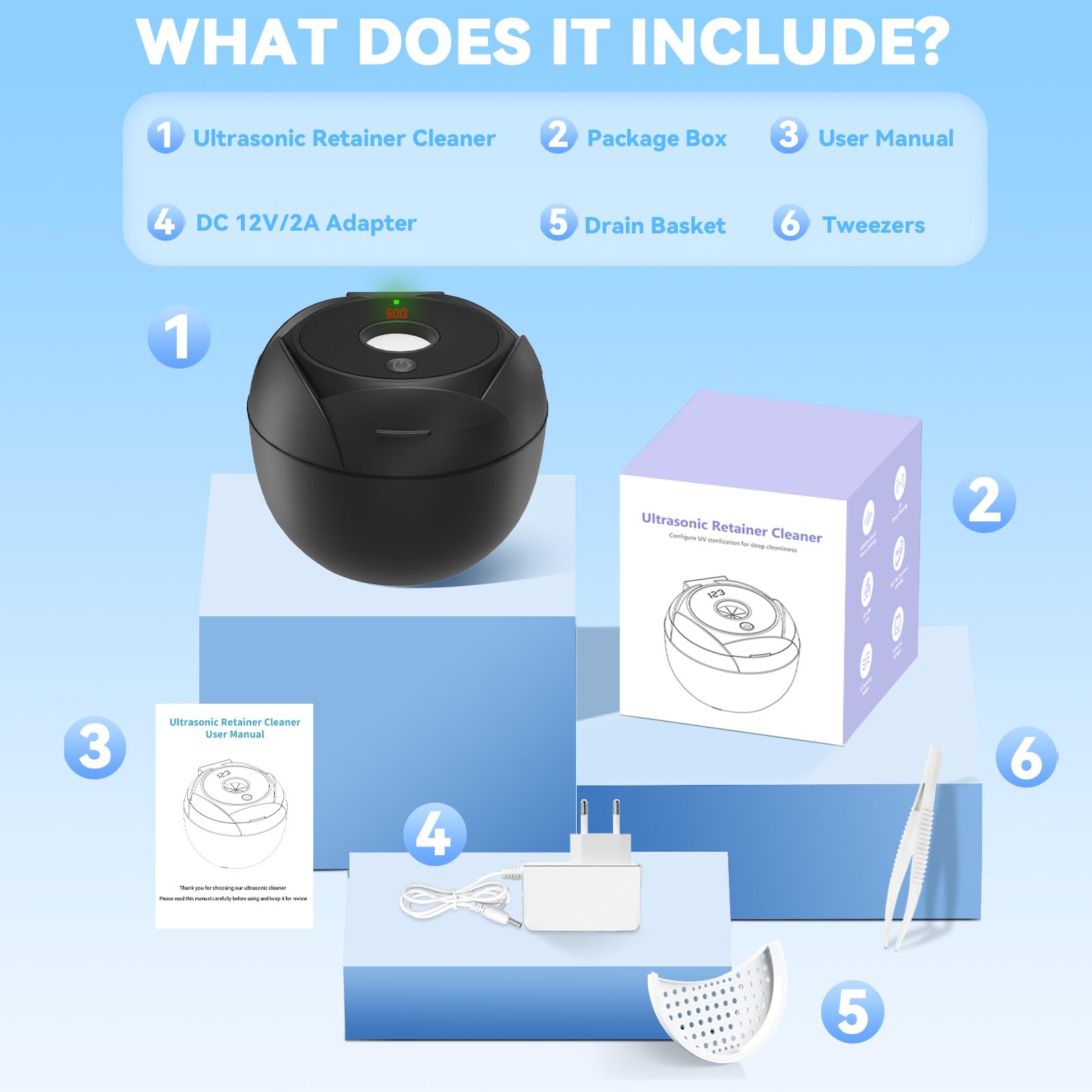 Gift-ready packaging for the ultrasonic cleaner