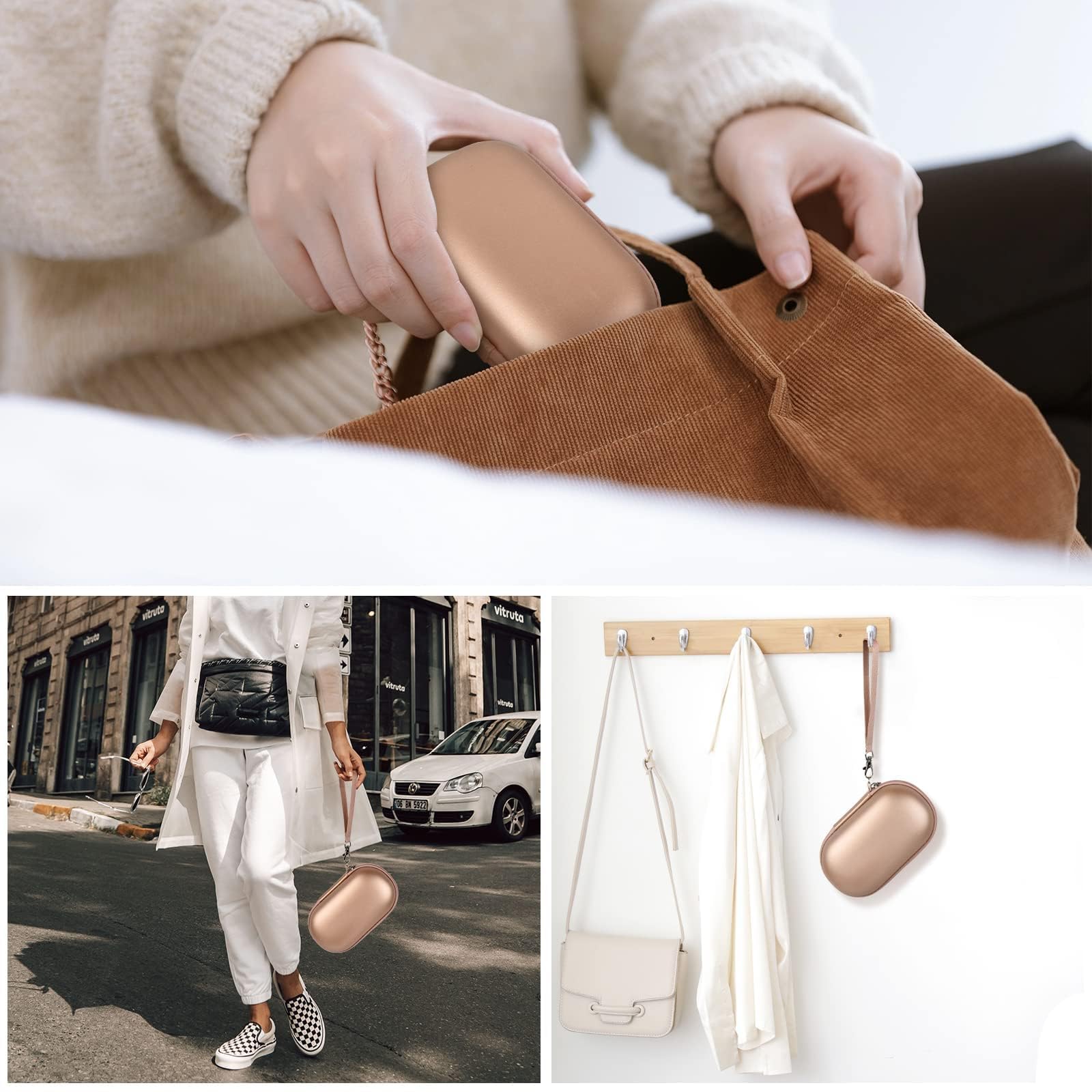 Gift-ready travel kit featuring a 2 in 1 eyeglasses and contact lens case