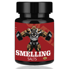 GIHNJSI Powerlifter smelling salts bottle enables quick energy boost before workouts.