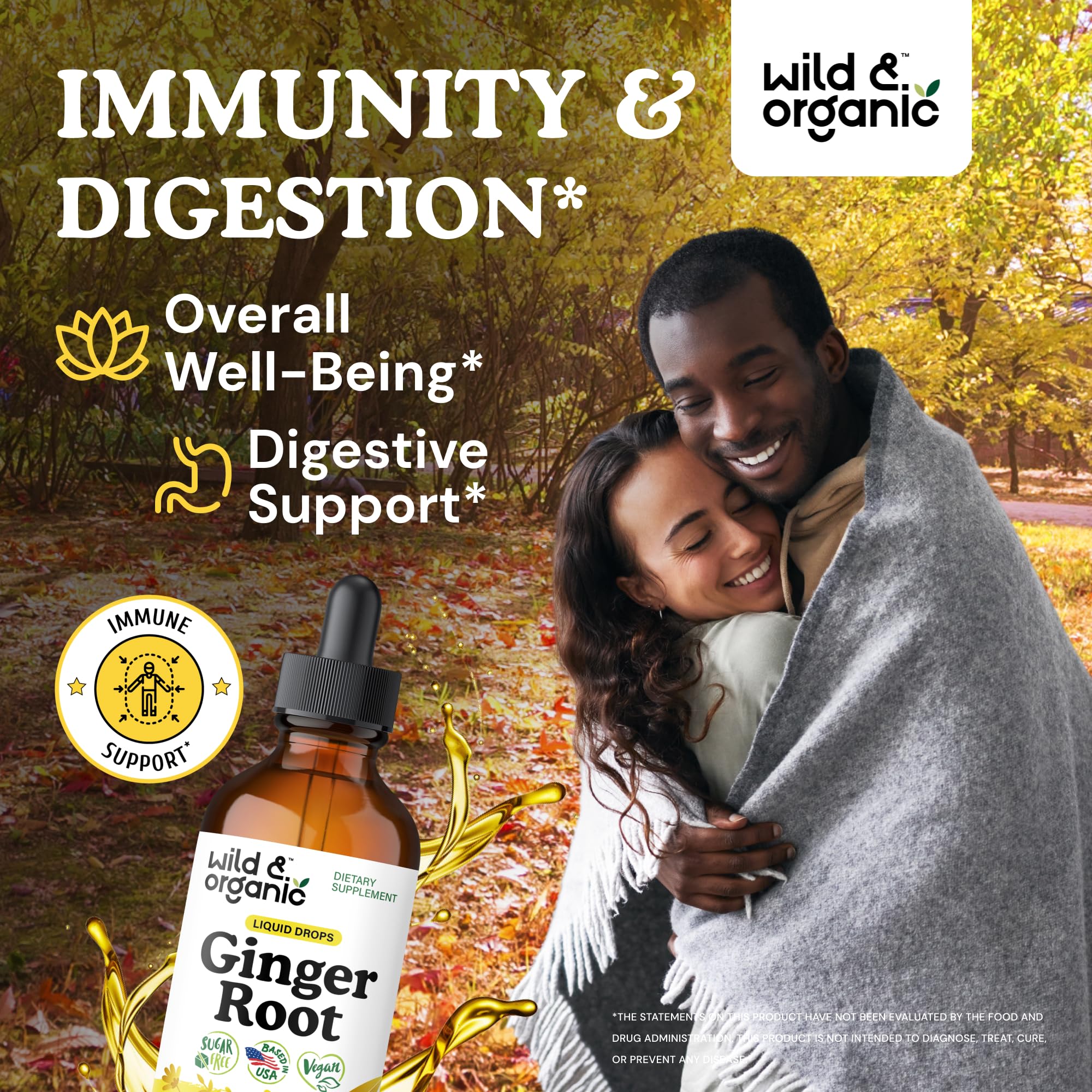 Serving ginger extract for immune support