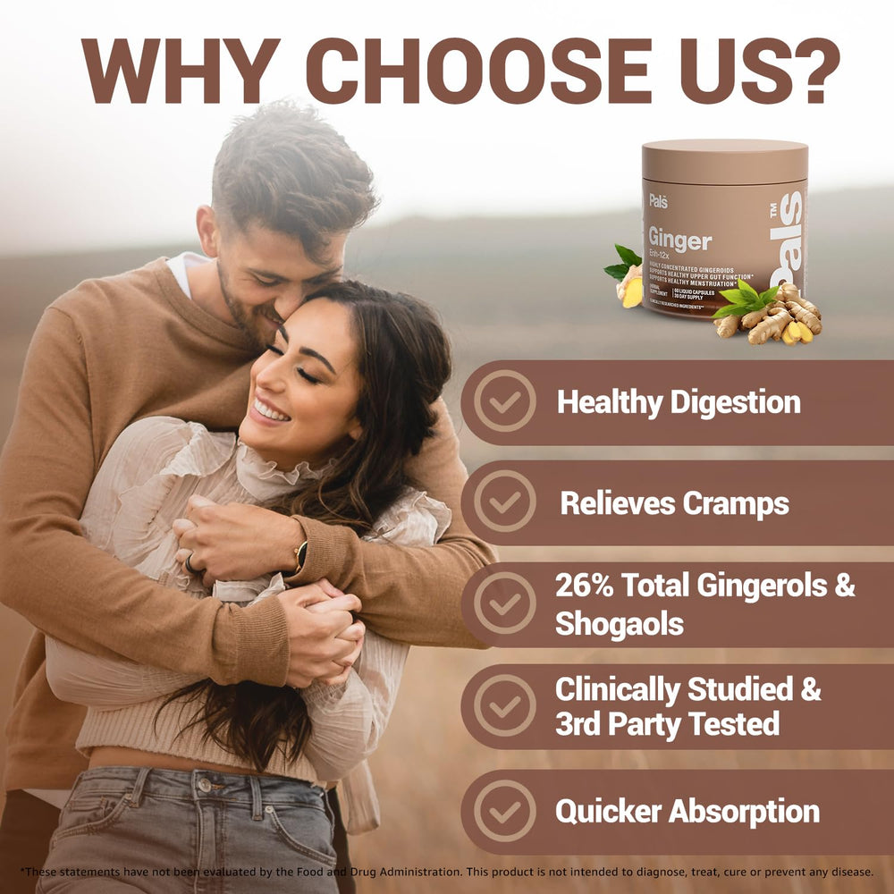 Softgel ginger pills with smooth translucent capsules