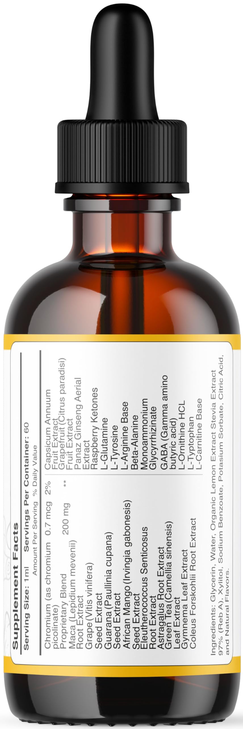 Closed Ginger Slim Drops box with bottle