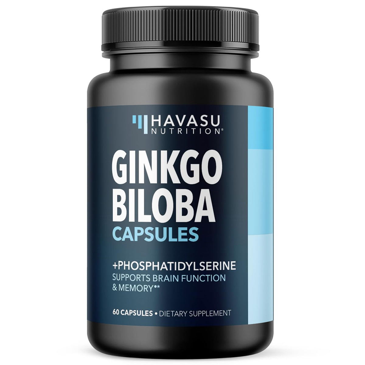 Ginkgo Biloba 120mg with Phosphatidylserine bottle front label