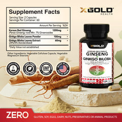Ginkgo Biloba extract 60mg ingredient
