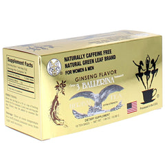 Ginseng Flavor Tea 18-bag packaging
