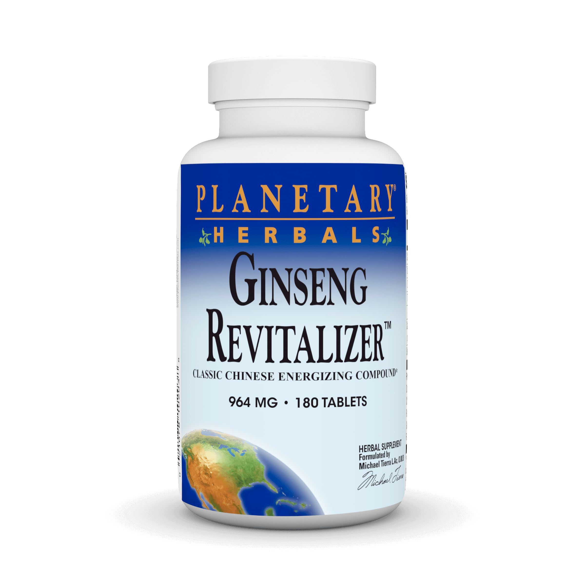 Planetary Herbals Ginseng Revitalizer bottle front view