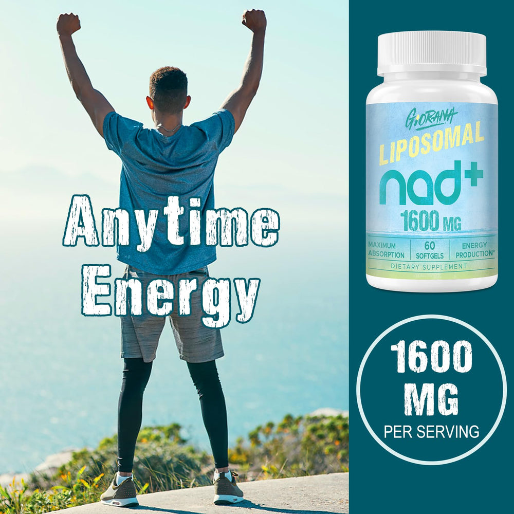 60 softgels bottle of Giorana Liposomal NAD+ supplement