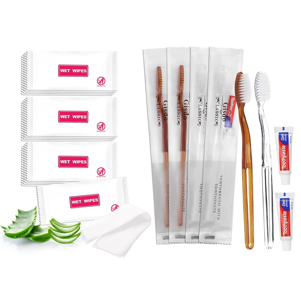 Gisdo 100 pack wet wipes, individually wrapped