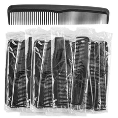 30 black 7-inch combs included in the bundle