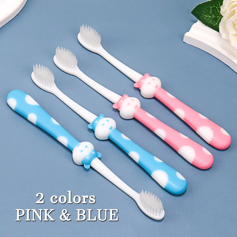 Toothbrushes suitable for children age 2+ in bulk packaging