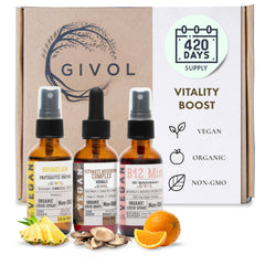 GIVOL Vitality Boost Bundle Liquid Spray bottle front label