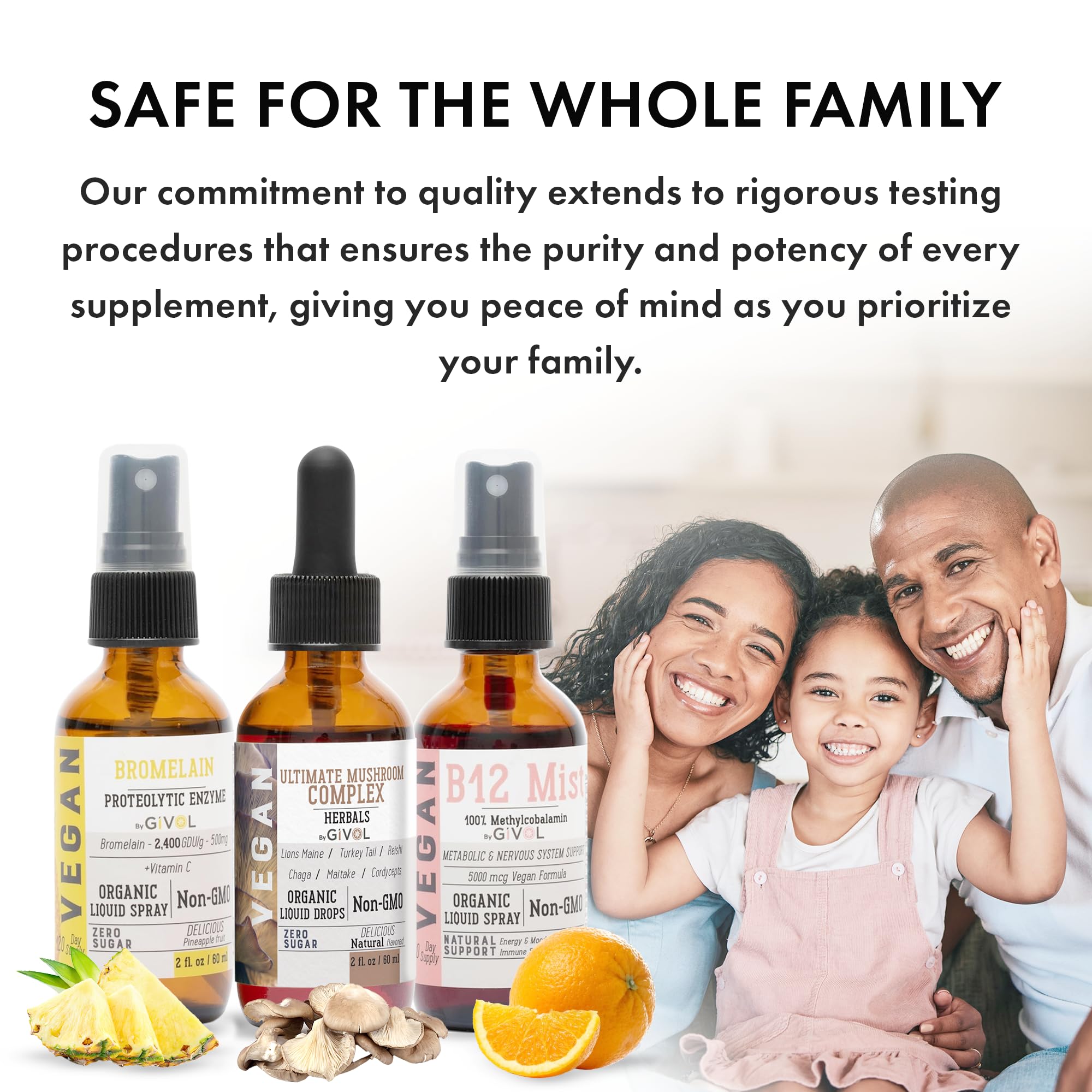 USA-made, family-owned production facility label