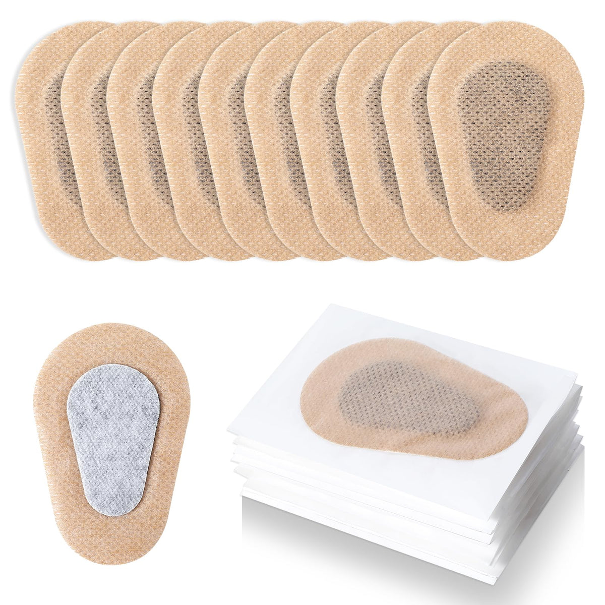 Gjinxi 40pcs adhesive eye patches package box front