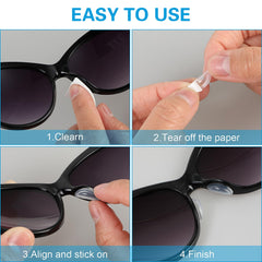 Close-up of D shape air bag design on silicone nose pad