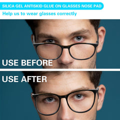 Self-adhesive back of nose pad for easy application