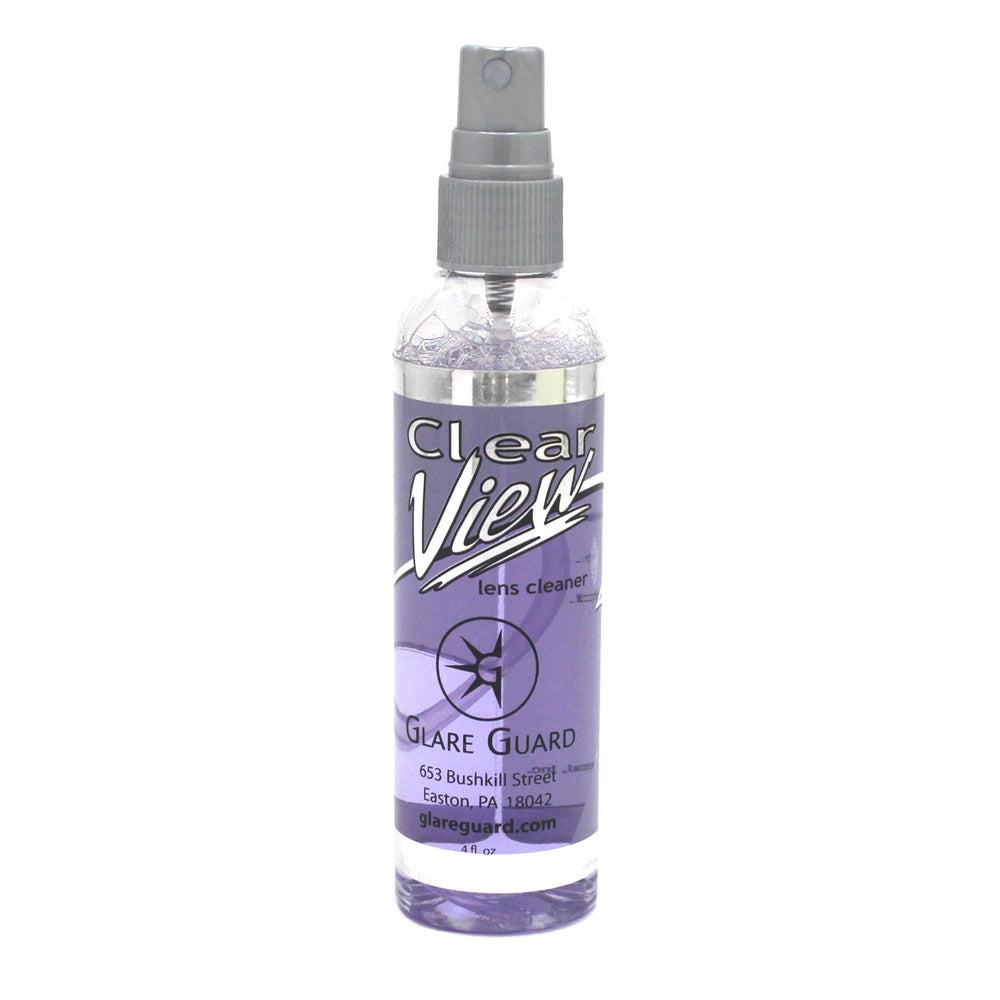 Glare Guard branding on bottle label