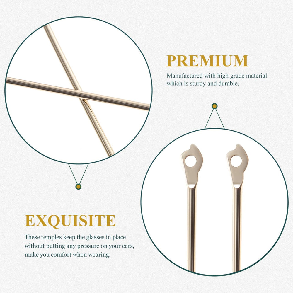 Metal glasses arm repair kit with screws