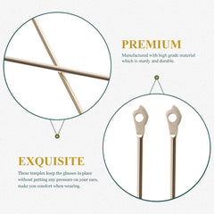 Metal glasses arm repair kit with screws