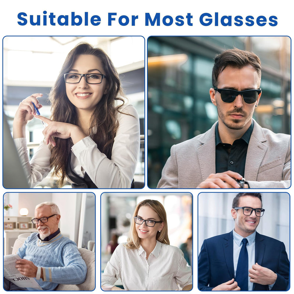 Universal glasses repair kit displayed with components