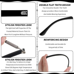 Close-up of TR90 glasses arm replacement material