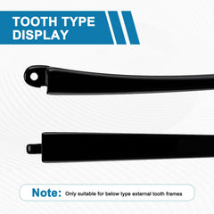 Temples replacement arm made from TR90 material in matte black